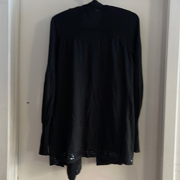 DKNY long cardigan with sequin edgings - Picture 5 of 5